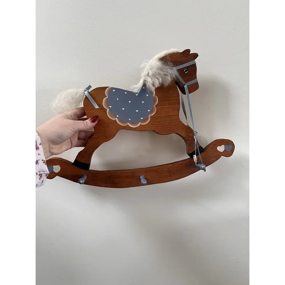 Vintage Baby Nursery Rocking Horse Hook